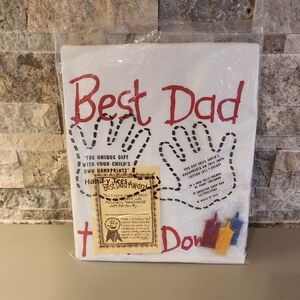 Acrylic Best Dad Handprint Canvas Kit